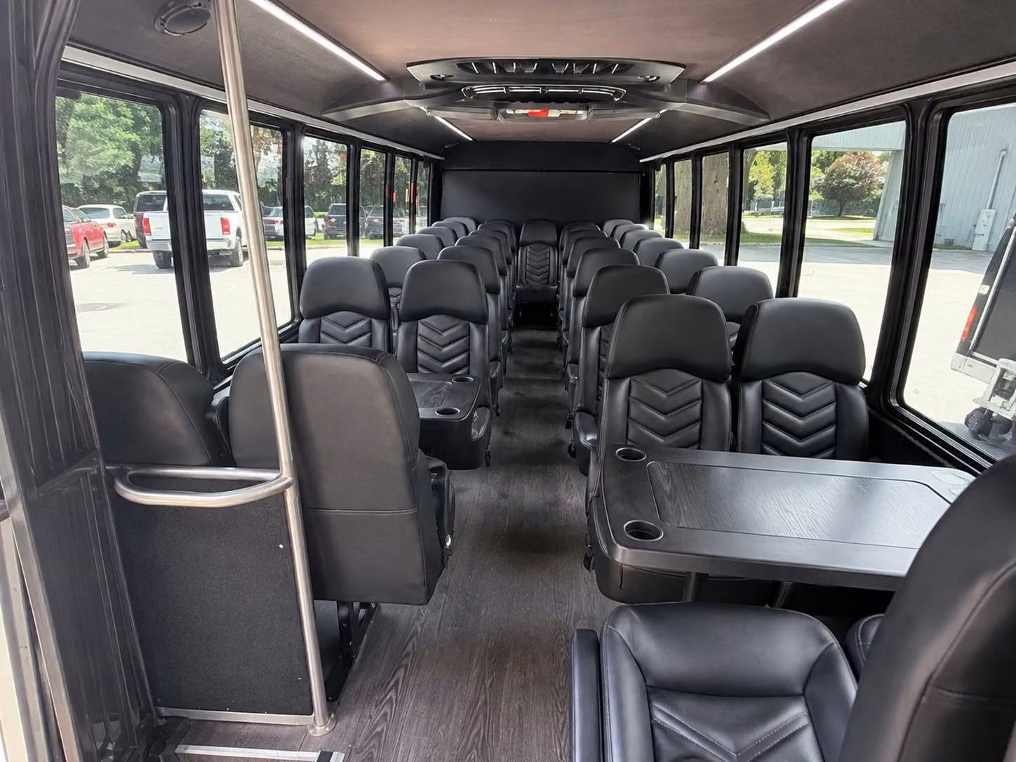 15 passenger minibus interior