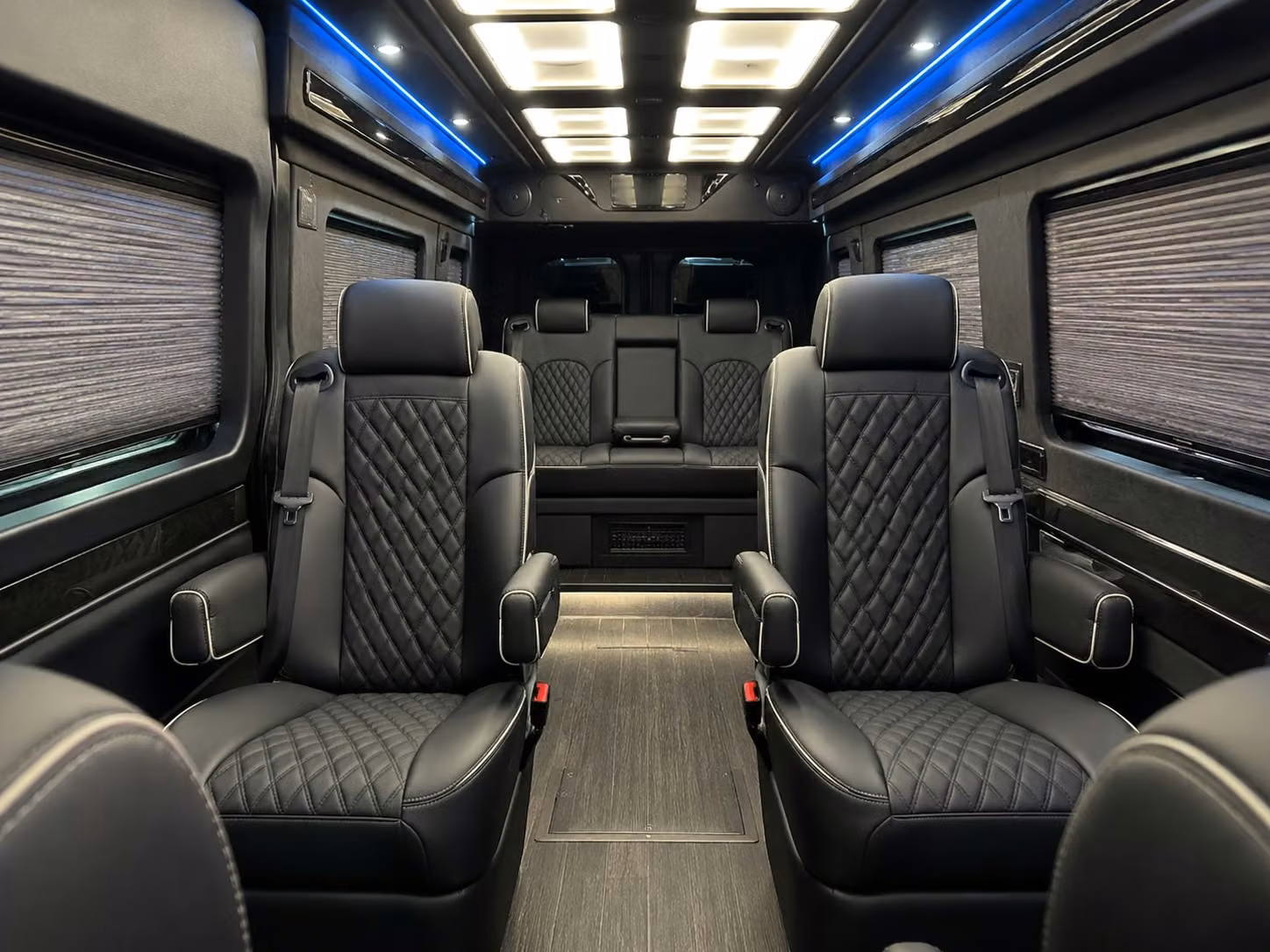 sprinter van with driver inside